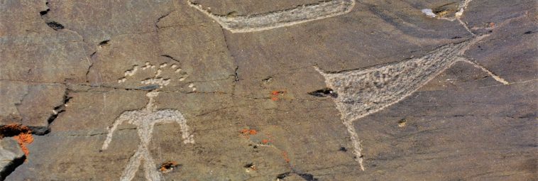 Petroglify z rejonu rzeki Pegtymel na Czukotce