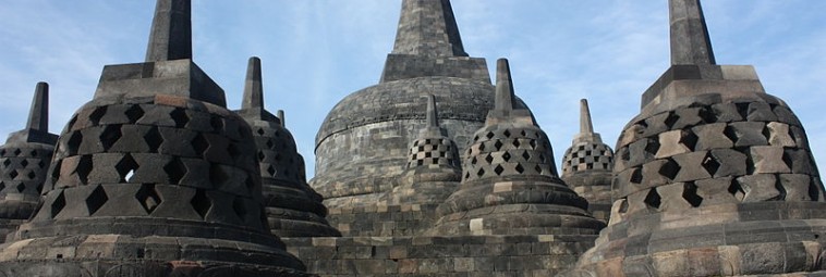 Borobudur po wybuchu wulkanu